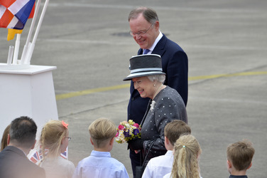 Rückflug von Queen Elizabeth II. nach Großbritannien