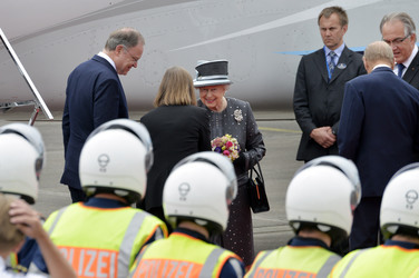 Rückflug von Queen Elizabeth II. nach Großbritannien