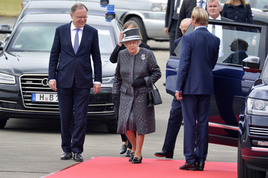 Rückflug von Queen Elizabeth II. nach Großbritannien