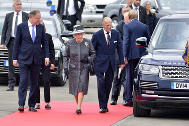 Rückflug von Queen Elizabeth II. nach Großbritannien