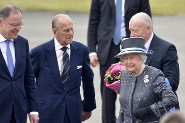 Rückflug von Queen Elizabeth II. nach Großbritannien