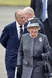 Rückflug von Queen Elizabeth II. nach Großbritannien