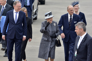 Rückflug von Queen Elizabeth II. nach Großbritannien