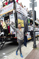 Parade zum 37. Christopher Street Day in Berlin