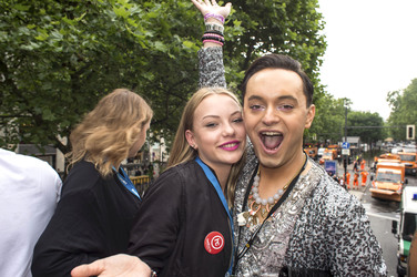 Parade zum 37. Christopher Street Day in Berlin