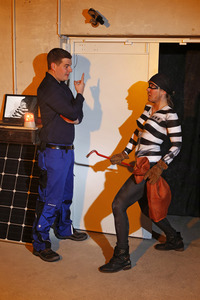 WORKING ART: Sicherheitstechniker /  Electronic Security Technician Bodypainting