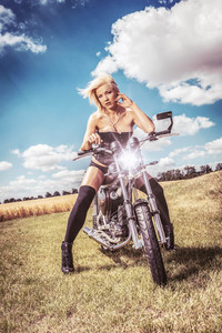 Modelshooting mit Simson Moped
