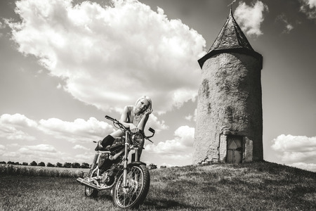 Modelshooting mit Simson Moped