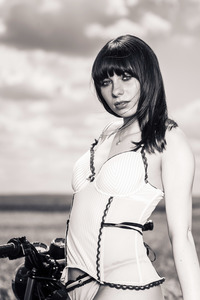 Modelshooting mit Simson Moped