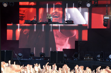 Konzert von David Guetta in Mönchengladbach