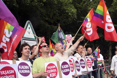 Protest vor der Türkischen Botschaft in Berlin