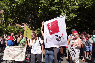 Charité Streik in Berlin