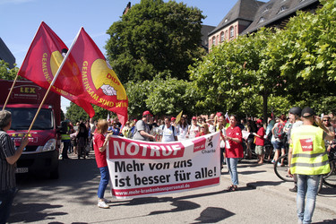 Charité Streik in Berlin