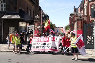 Charité Streik in Berlin