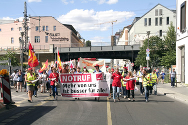 Charité Streik in Berlin