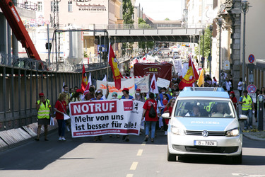 Charité Streik in Berlin