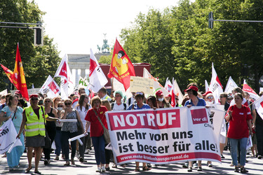 Charité Streik in Berlin