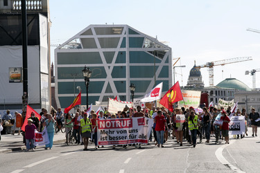 Charité Streik in Berlin