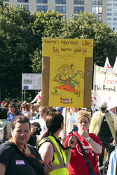 Charité Streik in Berlin