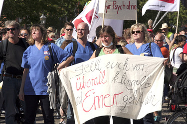 Charité Streik in Berlin