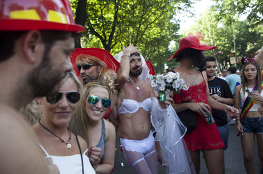 Gay Pride 2015 Parade in Madrid