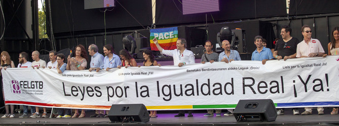 Gay Pride 2015 Parade in Madrid