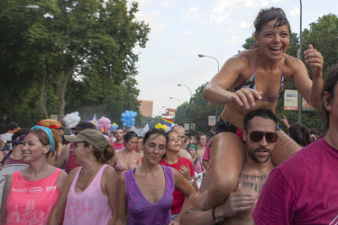 Gay Pride 2015 Parade in Madrid