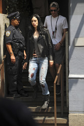 Dreharbeiten zu 'A.K.A. Jessica Jones' in New York