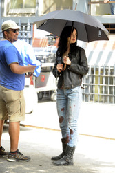 Dreharbeiten zu 'A.K.A. Jessica Jones' in New York