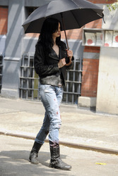 Dreharbeiten zu 'A.K.A. Jessica Jones' in New York