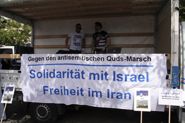 Al-Quds-Marsch 2015 Gegendemo