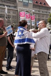 Al-Quds-Marsch 2015 Gegendemo