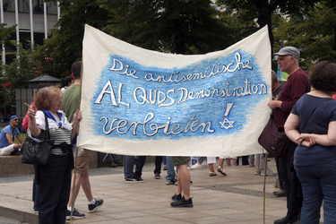 Al-Quds-Marsch 2015 Gegendemo