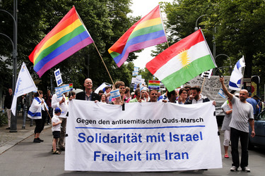 Al-Quds-Marsch 2015 Gegendemo
