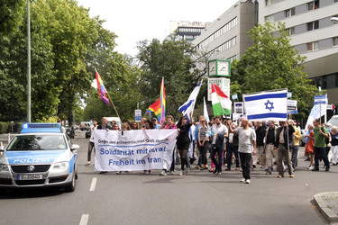 Al-Quds-Marsch 2015 Gegendemo