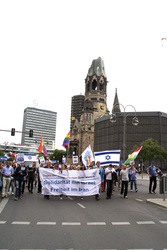 Al-Quds-Marsch 2015 Gegendemo