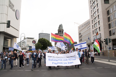 Al-Quds-Marsch 2015 Gegendemo