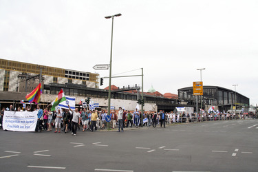 Al-Quds-Marsch 2015 Gegendemo