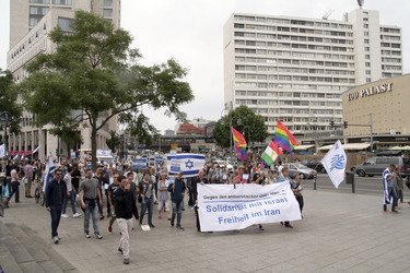 Al-Quds-Marsch 2015 Gegendemo