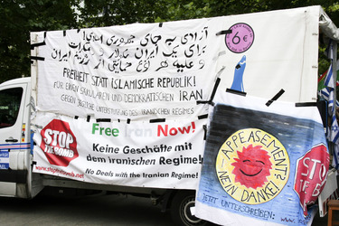 Al-Quds-Marsch 2015 Gegendemo