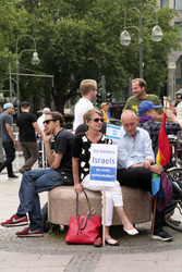 Al-Quds-Marsch 2015 Gegendemo