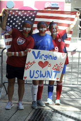 Siegesparade der Frauen-Fußballnationalmannschaft der USA in New York