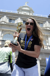Siegesparade der Frauen-Fußballnationalmannschaft der USA in New York