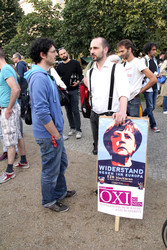 Demonstration 'OXI – Schluss mit Lustig' in Berlin