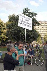 Demonstration 'OXI – Schluss mit Lustig' in Berlin