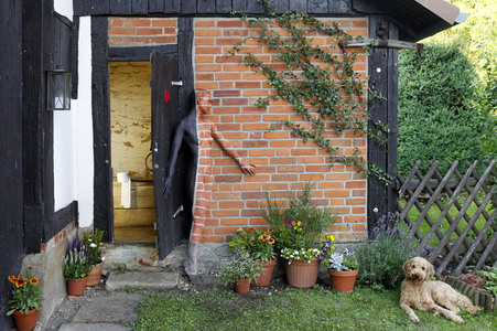 DOOR ART: Klotür / Toilet Door Bodypainting