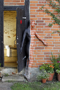 DOOR ART: Klotür / Toilet Door Bodypainting
