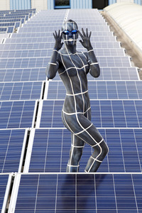 WORKING ART: Photovoltaik Installateur / Solar PV Installer Bodypainting