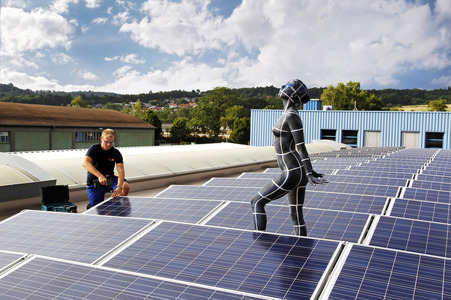 WORKING ART: Photovoltaik Installateur / Solar PV Installer Bodypainting
