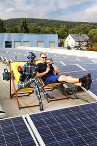 WORKING ART: Photovoltaik Installateur / Solar PV Installer Bodypainting